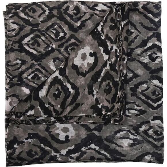Accessories First Graphic Square Womens Polyester Printed Scarf - Picture 4 of 6